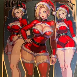 Goddess Story Gold METAL Card - Serial Number #100/200! - Anime Bikini Android - Image 2