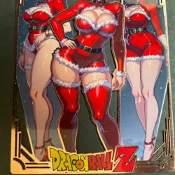 Goddess Story Gold METAL Card - Serial Number #100/200! - Anime Bikini Android - Image 3