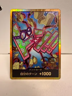 One Piece Card Game DON!! - Marine (Gold Holo) (JPN) | +1000 | Near Mint - Image 2