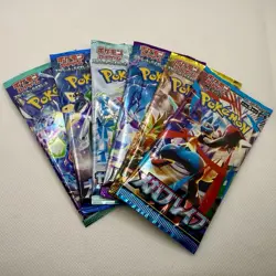 6x Pokemon Booster Pack Lot SEALED Cards! (Japanese) - Image 1