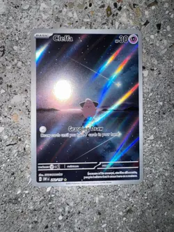 Pokemon TCG Cards Cleffa 202/197 Obsidian Flames Illustration Rare NM - Image 3