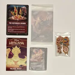 Disney Lorcana Palace Heist Sealed Jafar Scenario Deck w/ Battle Ground Cards - Image 1