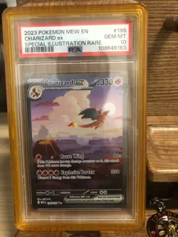 2023 POKEMON MEW EN CHARIZARD EX SPECIAL ILLUSTRATION RAE CARD#199 GEM MT PSA 10 - Image 1