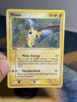 Minun 67/101 Ex Hidden Legends Reverse Holo Foil 2004 Pokemon Card HP - Image 3