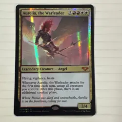 MTG Aurelia, the Warleader #004 Foil From the Vault: Angels - Image 2