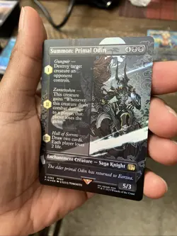 Summon: Primal Odin (Borderless) Final Fantasy Foil - Image 3