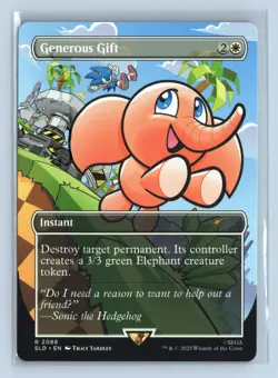Magic the Gathering Secret Lair Sonic Generous Gift 2088 Non Foil - Image 1
