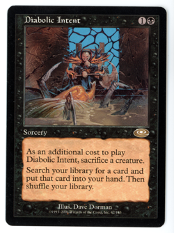 Diabolic Intent -- MTG (SP+ Quality) - Planeshift - See scans!! - Image 1