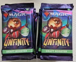 Lot Of 20 Magic: The Gathering Unfinity Draft Booster Packs Sealed - Image 1