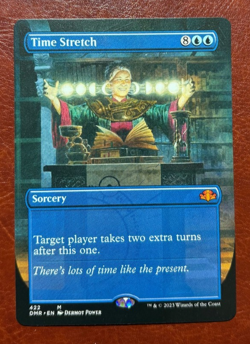 1x NM BORDERLESS Time Stretch - 422 M DMR - MTG Magic Never Played x1 - Image 1