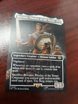 Boromir, Warden of the Tower (Borderless) Universes Beyond: the Lord of the... - Image 1