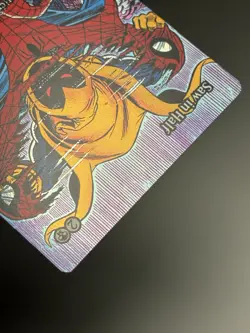 2025 MTG Spiderman Saw in Half Borderless Foil Instant - Image 4