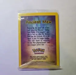 SEALED Ancient Mew Pokemon New Movie Promo Double Holo Foil Rare 1999-2000 Card - Image 1