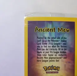 SEALED Ancient Mew Pokemon New Movie Promo Double Holo Foil Rare 1999-2000 Card - Image 2