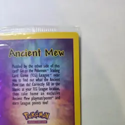SEALED Ancient Mew Pokemon New Movie Promo Double Holo Foil Rare 1999-2000 Card - Image 3