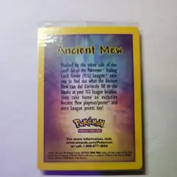 SEALED Ancient Mew Pokemon New Movie Promo Double Holo Foil Rare 1999-2000 Card - Image 5