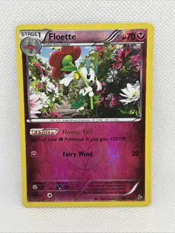 Floette 64/106 - Reverse Holo Rare - XY Flashfire 2014 - Pokemon Card TCG - NM- - Image 1