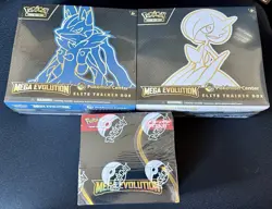 Pokemon TCG Mega Evolution Bundle Pokemon Center Exclusive ETBx2+Booster Box New - Image 1