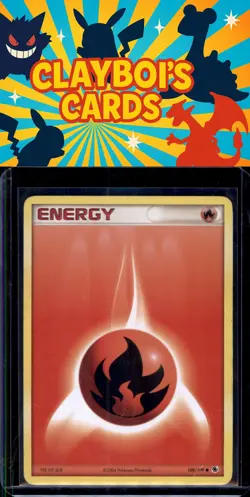 Fire Energy EX Battle Stadium Pokemon NM+ - Image 1