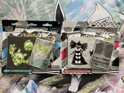 Pokemon Black Bolt and White Flare Tech Sticker Collection Set of 2 (2) - Image 1
