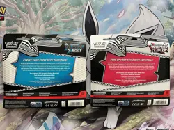 Pokemon Black Bolt and White Flare Tech Sticker Collection Set of 2 (2) - Image 2