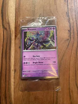 Xerneas 064/132 SEALED Pokemon: Mega Evolution Stamped Promo - Best Buy Promo - Image 1