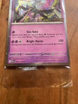 Xerneas 064/132 SEALED Pokemon: Mega Evolution Stamped Promo - Best Buy Promo - Image 2