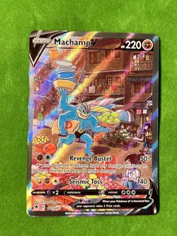 Pokemon Machamp V (Alt Art) 172/189 Swsh10: Astral Radiance Holo NM - Image 1