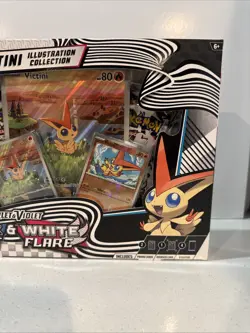 Pokemon TCG Black Bolt & White Flare Unova Victini Illustration Collection -NEW! - Image 3