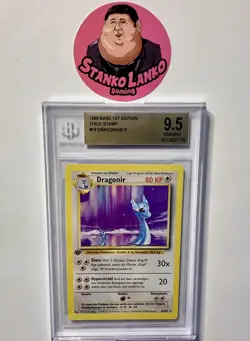 1999 Pokemon Dragonair 1st First Edition German BGS 9.5 Gem Mint -Thick Stamp - Image 1