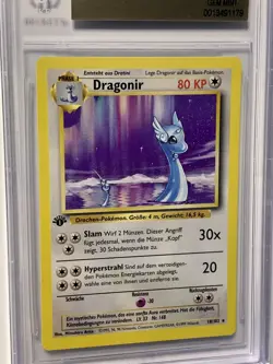 1999 Pokemon Dragonair 1st First Edition German BGS 9.5 Gem Mint -Thick Stamp - Image 2