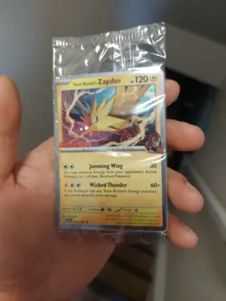 Pokemon TCG Zapdos 070/182 Destined Rivals Gamestop Promo SEALED UPS Ship - Image 1