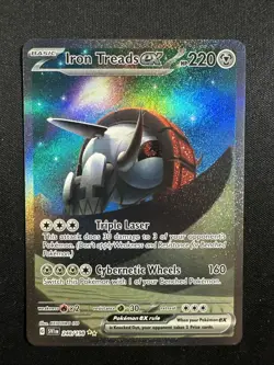 Iron Treads ex 248/198 SV1 Scarlet Violet Base Illustration Rare Holo Pokemon - Image 1