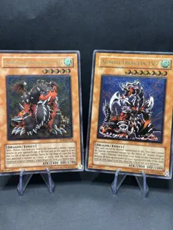Armed Dragon LV5 SOD-EN014, Armed Dragon LV7 SOD-EN015 Ultimate Rare Set - Image 1