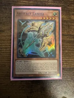 Artifact Lancea RA01-EN006 Super Rare 1st Edition NM Yugioh - Image 1