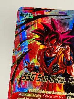 SSG Son Goku Crimson Power BT28-105 SLR Prismatic Clash Dragon Ball Super Card 810158834927 - Image 4