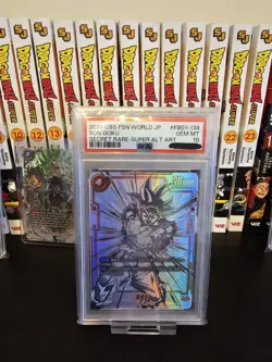 PSA 10 Son Goku SP Alt Art FB01-139 SCR Dragon Ball Fusion World Japanese Card - Image 2