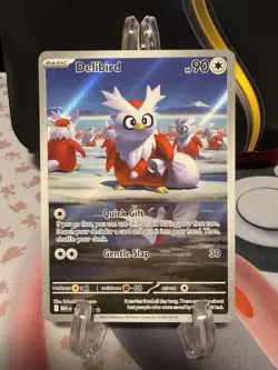 Pokemon Delibird 152/132 Mega Evolution Illustration Rare Card NM - Image 1