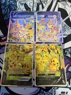 Pikachu V-Union [Set of 4] SWSH: Sword & Shield Promo Cards Holo - Image 1