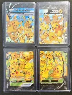 Pikachu V-Union [Set of 4] SWSH: Sword & Shield Promo Cards Holo - Image 1