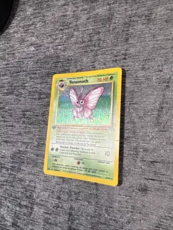 Venomoth - 13/64 - Pokemon Jungle 1st Edition WOTC Holo Rare MP Card - Image 3