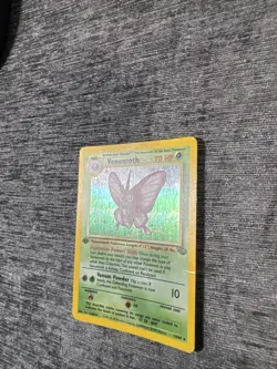 Venomoth - 13/64 - Pokemon Jungle 1st Edition WOTC Holo Rare MP Card - Image 4