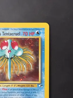 Pokemon TCG Misty's Tentacruel Gym Heroes Holo Card 10/132 Vintage WotC - Image 3