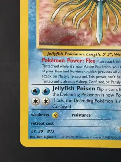 Pokemon TCG Misty's Tentacruel Gym Heroes Holo Card 10/132 Vintage WotC - Image 5