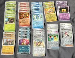 Pokemon Cards x107 Destined Rivals No Duplicates x55 Reverse holo x11 Holo - Image 1