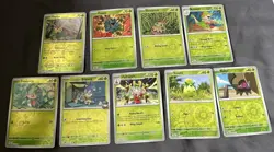 Pokemon Cards x107 Destined Rivals No Duplicates x55 Reverse holo x11 Holo - Image 3