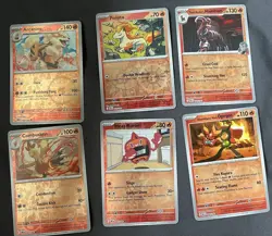 Pokemon Cards x107 Destined Rivals No Duplicates x55 Reverse holo x11 Holo - Image 4