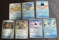 Pokemon Cards x107 Destined Rivals No Duplicates x55 Reverse holo x11 Holo - Image 5