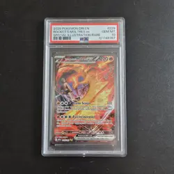 Pokemon Card - Team Rocket's Moltres EX 229/182 Destined Rivals - PSA 10 - Image 1