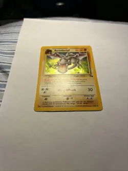 1999 Pokemon TCG Aerodactyl Fossil 1/62 Holo Rare Card Vintage WOTC LP+ - Image 3
